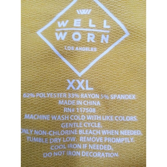 Latino Heritage Women's XXL Poderosa Yellow Sweatshirt - Picture 6 of 8